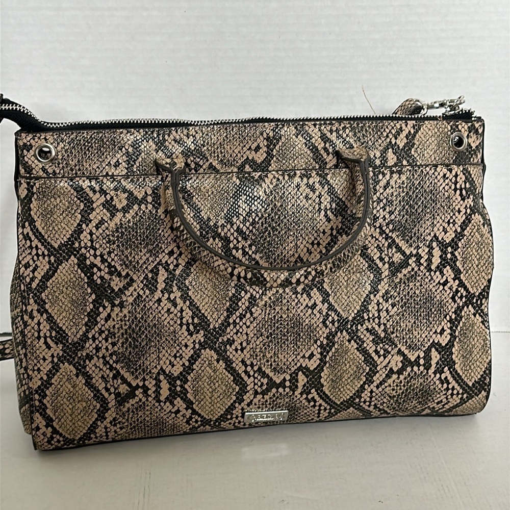Carlos Santana 2 pc Purse and Wristlet snake print - Picture 9 of 16
